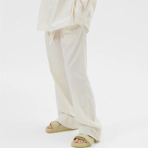 Tekla x Birkenstock unisex wheat Stripes Pant medium